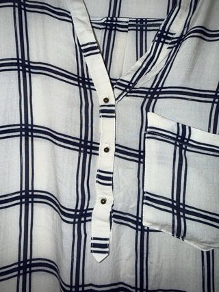 Camicia quadri Zara manica 3/4