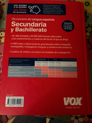 Diccionario de Secundaria y Bachillerato
