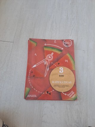 los tres libros de matematicas 3 eso