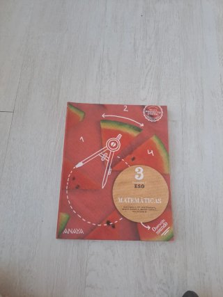 los tres libros de matematicas 3 eso