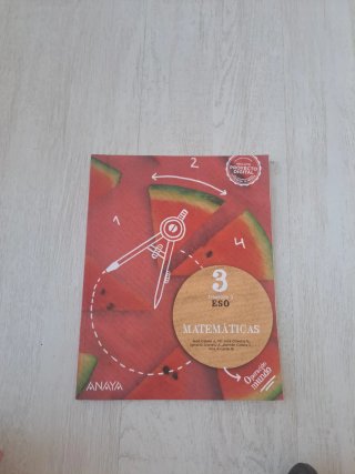 los tres libros de matematicas 3 eso