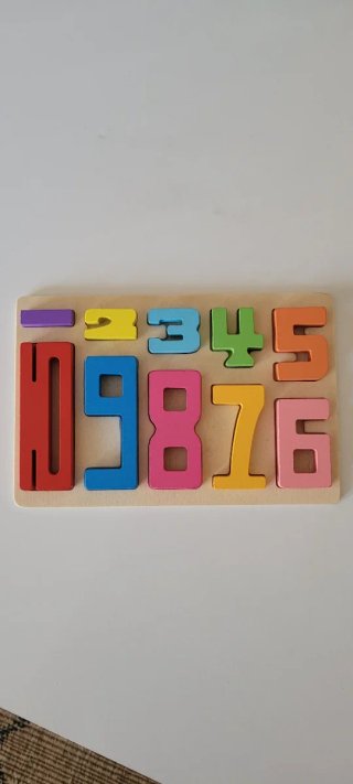 Juego Montessori Números Madera