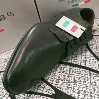 Scarpe uomo eleganti in pelle nera 45 italy