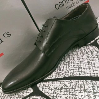 Scarpe uomo eleganti in pelle nera 45 italy