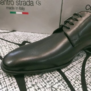 Scarpe uomo eleganti in pelle nera 45 italy