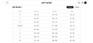 Neopreno Orca Razor Negro Talla 6
