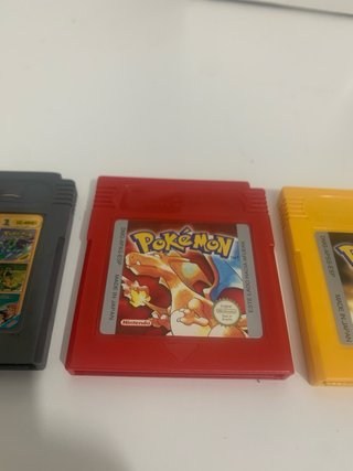Pack GameBoy:Pokémon Rojo Fuego + Amarillo + 40in1