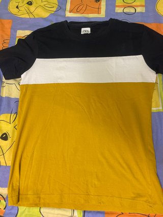 Camiseta Zara bloques color