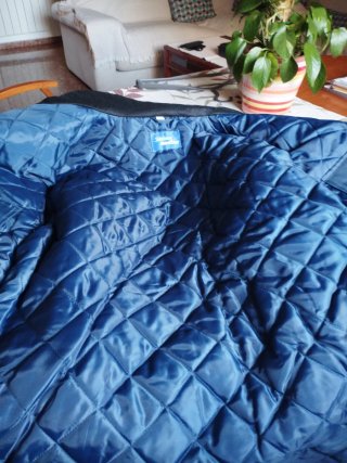 Chaqueta de moto Movistar azul talla L