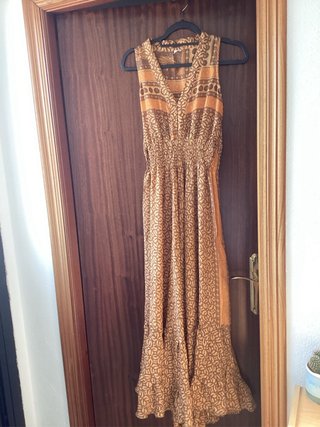 Vestido largo bohemio talla única