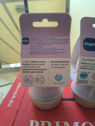 4 Biberones Mam Anti-Colic 130ml Nuevos
