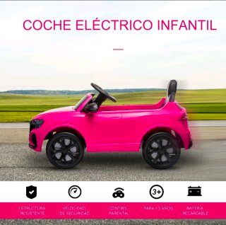 Coche eléctrico infantil +3 años con mando y luces