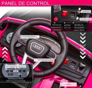 Coche eléctrico infantil +3 años con mando y luces