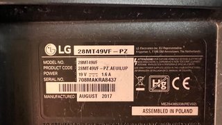 Tv/Monitor LG HD 28”
