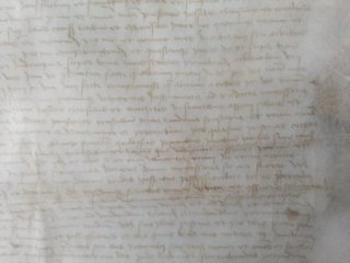 Antiguo documento pergamino año 1457