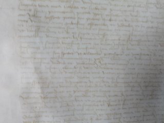 Antiguo documento pergamino año 1457