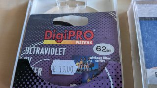 Lote 4 filtros cámara objetivo