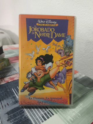 El Jorobado de Notre Dame VHS Disney Clásicos