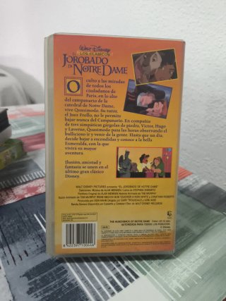 El Jorobado de Notre Dame VHS Disney Clásicos