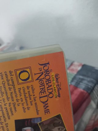 El Jorobado de Notre Dame VHS Disney Clásicos