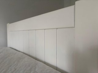 Litera blanca madera con cama nido