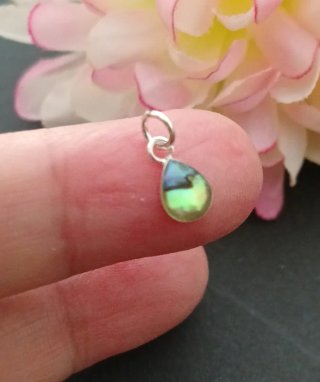 Colgante Plata 925 Mini Ávalon 7x6 mm