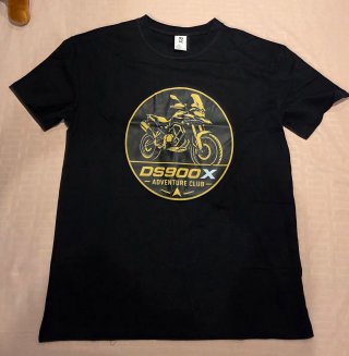 Camiseta Voge DS900X Negra/Oro Talla M