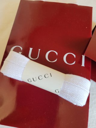 Lacci Gucci Bianchi con busta
