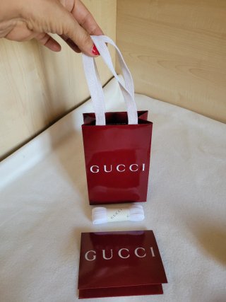 Lacci Gucci Bianchi con busta
