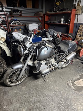BMW R1100R gris