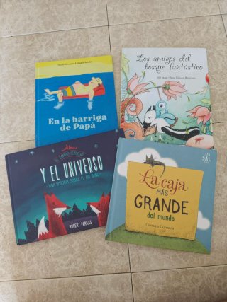 Lote de 4 cuentos infantiles ilustrados