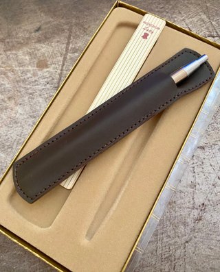 Raro Boligrafo Inoxcrom Lady dorado, nuevo + funda