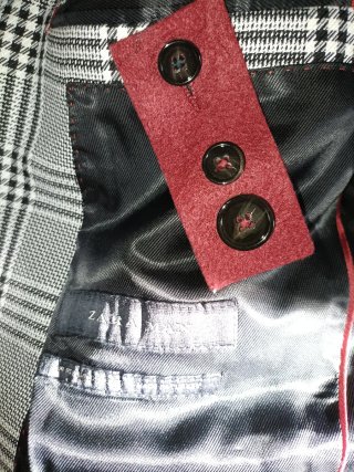 Blazer Zara Hombre Gris