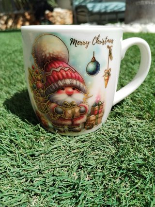 Taza y plato Navidad