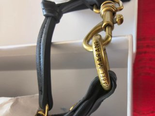 Bolso Isabel Marant Negro con Tachuelas Doradas