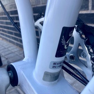 Brompton plegable Blanca