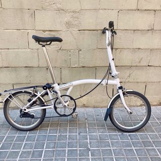 Brompton plegable Blanca