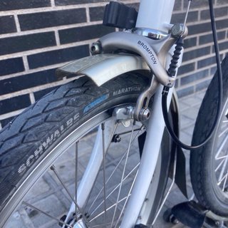 Brompton plegable Blanca