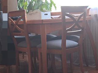 Muebles de salón madera y cristal
