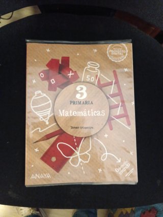 Libro Anaya matemáticas 3 primaria tercer trimestr