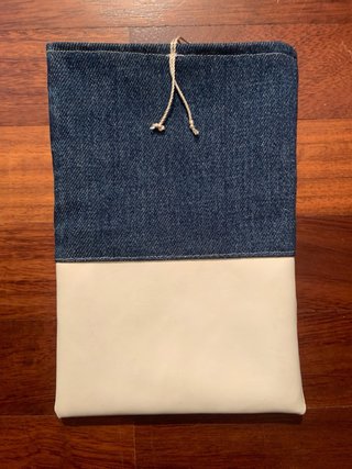 Custodia  e-reader jeans/ecopelle