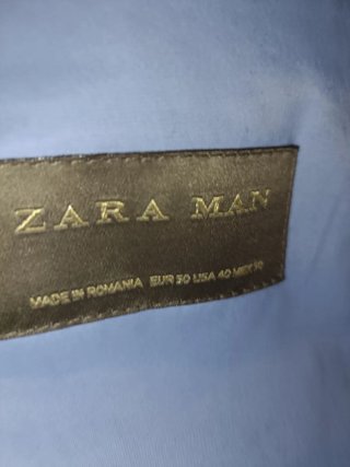 Blazer Zara Man Azul Doble Botonadura