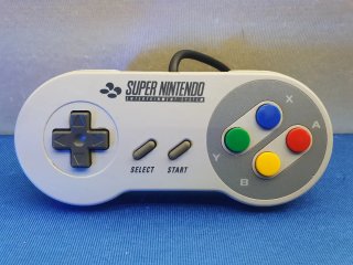 CONSOLA SUPER NINTENDO SNES PAL CON CABLES Y MANDO