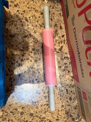 Rodillo de cocina rosa
