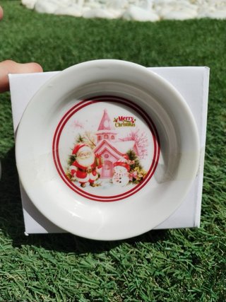 Taza y plato Navidad