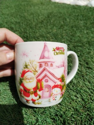 Taza y plato Navidad