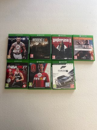 Lote 7 Giochi Xbox One: UFC, Resident Evil, Wolfenstein