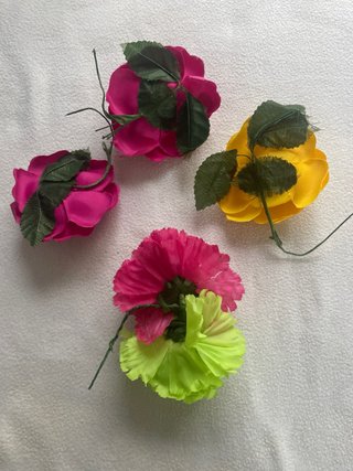 Flores de Flamenco para el Pelo