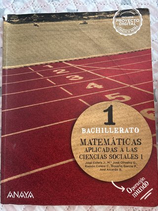 Matemáticas aplicadas a las Ciencias Sociales I...