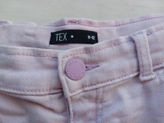 Shorts vaqueros niña lila